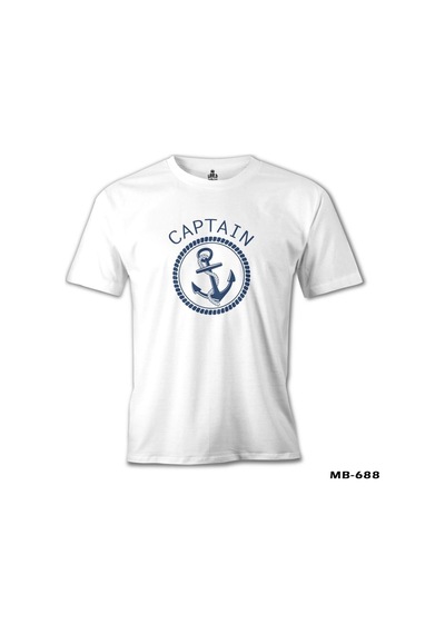 Captain Daddy - Archor Beyaz Erkek Tshirt