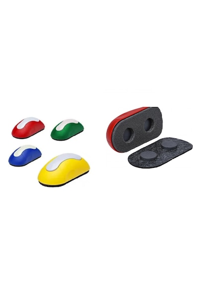 Brons Yazı Tahtası Silgisi Mıknatıslı Mouse Şekilli Kırmızı