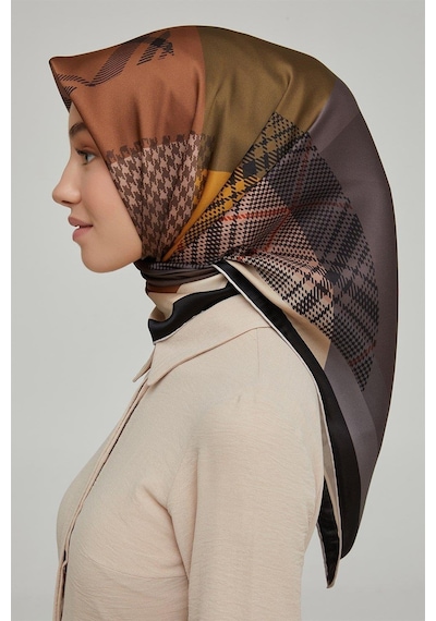 Armine İpek Eşarp Nostalji - 8620-38 Twill - 8128-08