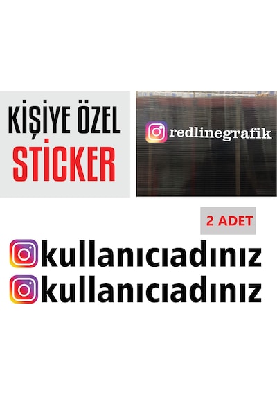 Kişiye Özel Instagram Sticker
