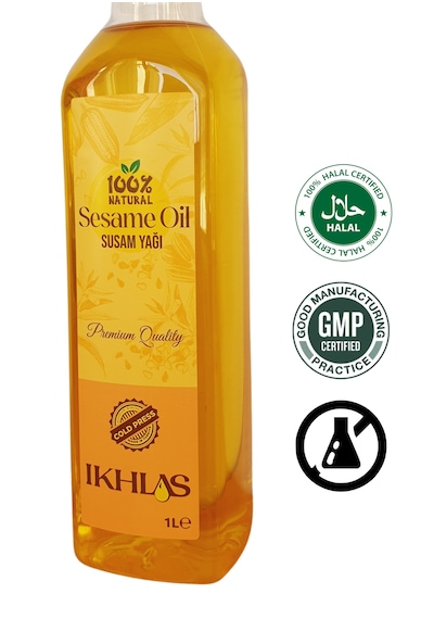 Ikhlas Soğuk Sıkım Susam Yağı 3 x 1 L