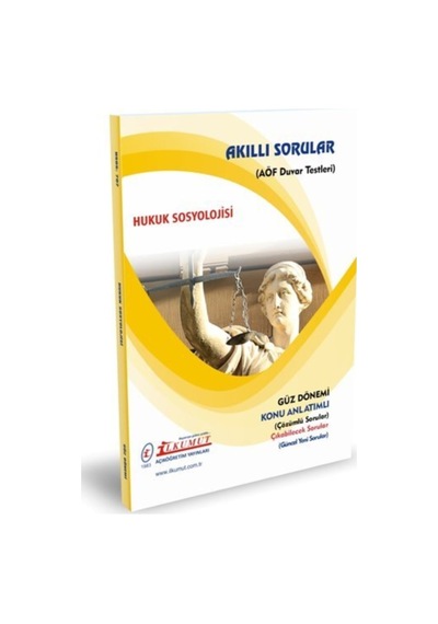 İlkumut Yayınları - Hukuk Sosyolojisi - Konu Anlatımlı - Çözümlü Sorular