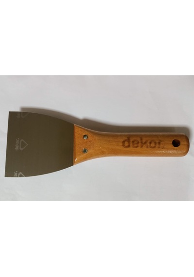 Dekor Macun Ispatulası Ahşap Saplı No:8 - 8 Cm
