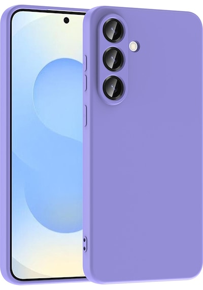 Samsung Galaxy Uyumlu S25 Fe Kılıf Zore Mara Lansman Kapak Lila