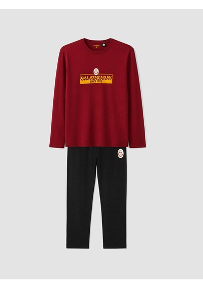 Lc Waikiki Lc Waıkıkı Kırmızı Galatasaray Baskılı Erkek Pijama Takımı