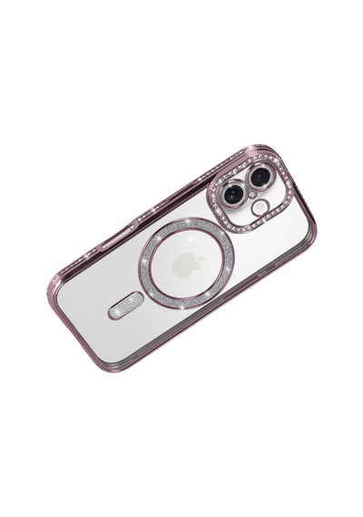 Apple iPhone  Uyumlu,  17 Joke Simli Magneticsafe Kılıf - Pembe