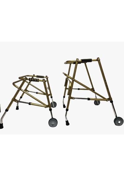 Çocuk Iki Tekerlekli Ters Walker - Yürüteç Büyük Beden 66 - 83 CM