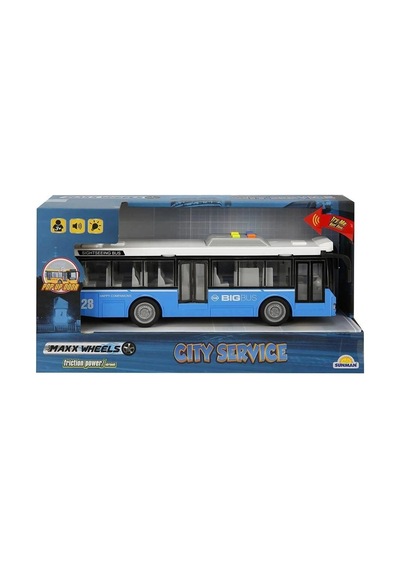 1:16 Eco Lounge Sesli Ve Işıklı Şehir Otobüsleri 26 Cm