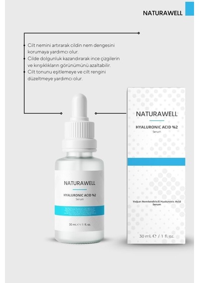 Nemlendirici Hyaluronik Asit Serum 20 Mililitre
