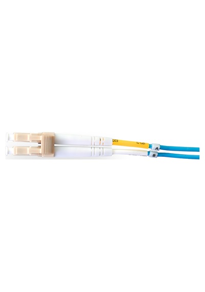 5M Lc-St Duplex Om3 Multimode Ofnr 2.0Mm Fiber Optik Patch Kablo