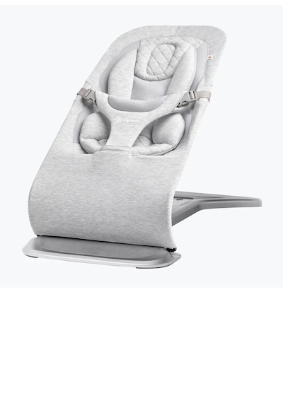 Bouncer & Taşıyıcı Seti Evolve Light Grey & Omni Deluxe Mesh Pearl Grey