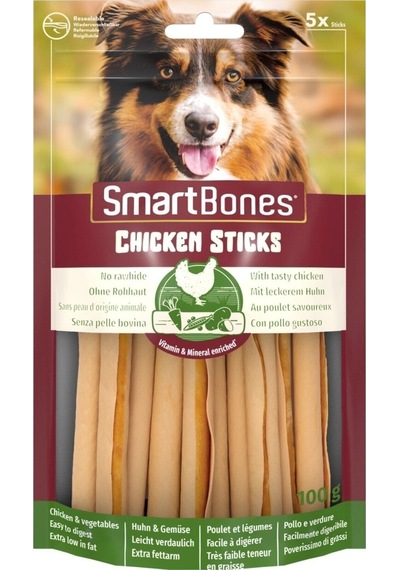 Smart Bones Chicken Sticks Göğüs Etli Sebzeli Diş Eti Sağlığı 100 G