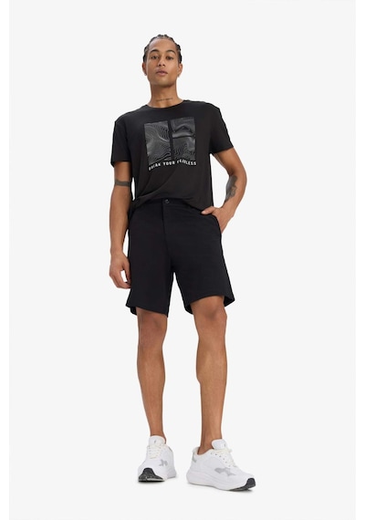DeFactoFit Standart Fit Sporcu Kısa Paça Şort B1170AX25SPBK81