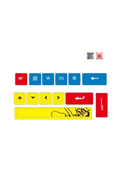 Havit Gamenote Kc007 Keycaps 13 Parça Pbt Gaming Mekanik Klavye Tuş Takımı