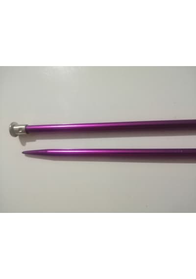 Abarta 4,5mm Renkli Metal Örgü Çocuk Şişi 25cm-mor 1 Adet