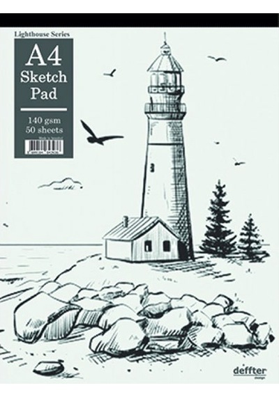 Eskiz Defter Light House A4 64393-6 Çok Renkli