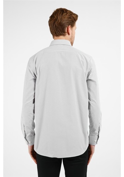 İmza Haki - Beyaz Çizgili Desen Sert Yaka Uzun Kol Cepli Comfort Fit Pamuklu Gömlek 1004255210 Haki - Beyaz İmza Haki - Beyaz Çizgili Desen Sert Yaka Uzun Kol Cepli Comfort Fit Pamuklu Gömlek 1004255210 Haki - Beyaz