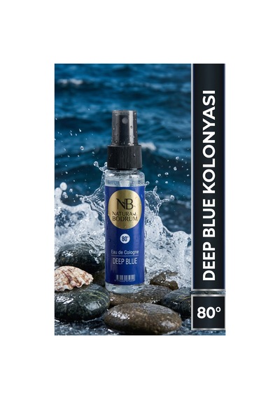 Deep Blue Kolonya 60 Ml Sprey Akuatik Sitrus Cep Boy Seyahat Hediyelik %80 Alkollü