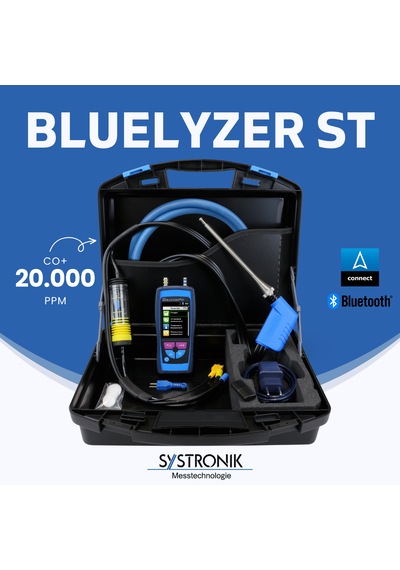 Systronik Bluelyzer St Allrounder Set Baca Gazı Analiz Cihazı