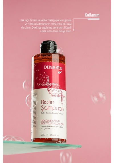 Dermoten Biotin Dökülme Karşıtı Şampuan 400 ML