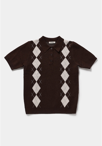 Colin's Colins Slim Fit Polo Yaka Jakarlı Kadın Kahverengi Kısa Kol Kazak Cl1083058 Q1.v1 Brw