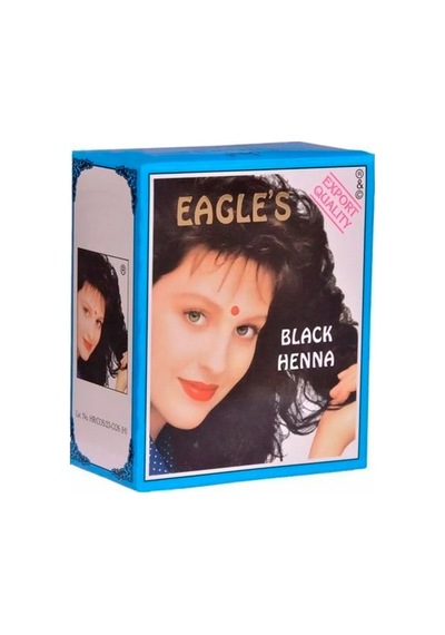 Eagle's Orijinal Hint Kınası Saç Boyası Siyah - Black Henna