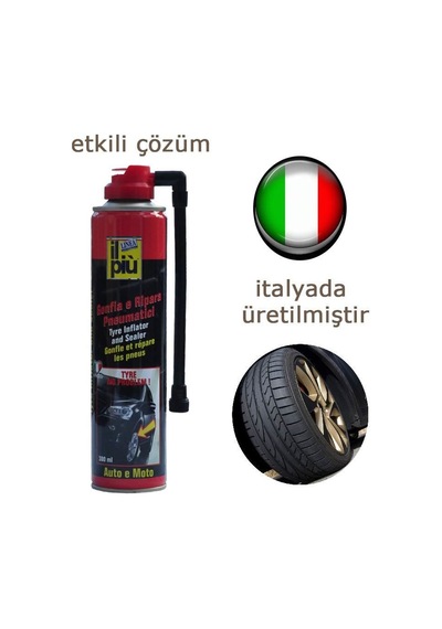 Il Piu Oto Lastik Tamir Edici Şişirici Köpük Sprey 300 Ml