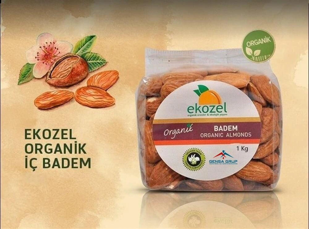 Organik Çiğ Badem-120 1 KG