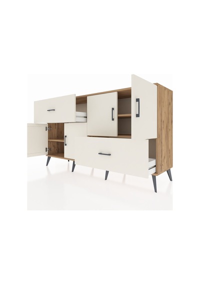 Hyperion Konsol 3 Raflı 2 Çekmeceli 4 Kapaklı 176x44x99 Çam-aytaş Çam-aytaşı Hyperion Konsol 3 Raflı 2 Çekmeceli 4 Kapaklı 176x44x99 Çam-aytaş Çam-aytaşı