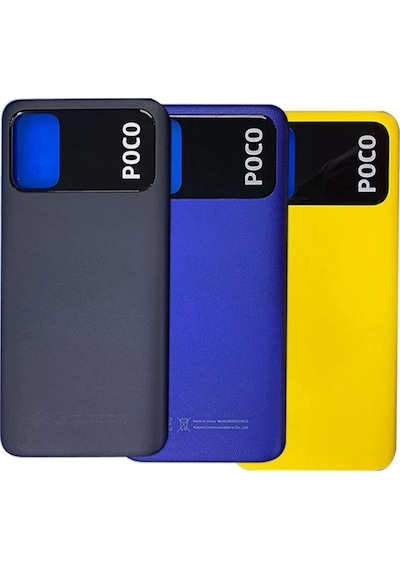 Xiaomi Pocophone M3 Arka Kapak Pil Batarya Kapağı