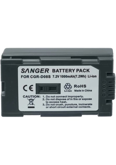 Sanger Cgr-d08s Panasonic Kamera Batarya