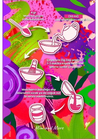 Ube Strawberry Matcha - Çilekli Superfood Ube Matcha Tozu 50 G