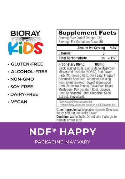 Bıoray Kids Ndf Happy Peach Removes Unwanted Organisms That Can Trigger Irritability