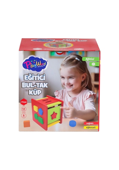 Ony-411 Ahşap Eğitici Bultak Küp -eco Lounge