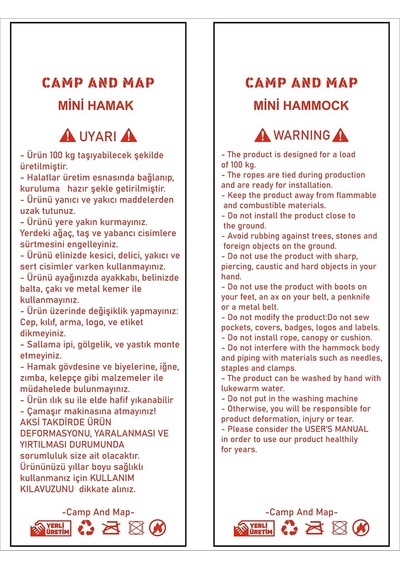 Mini Hamak Haki Genel