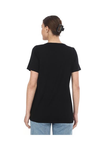 Penyebizden Soft Viskon Uzun Tunik-siyah