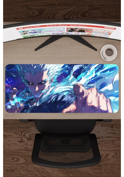 One Punch Man Kaymaz Dikişli Kauçuk Oyuncu Mousepad V5 - 70x30 Xl Gaming Mouse Pad Fare Altlığı