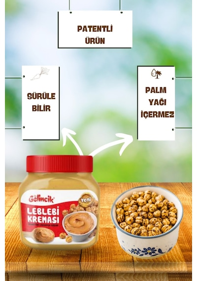 Kahvaltılık Sürülebilir Doğal Katkısız 650gr Özel Üretim Orijinal Leblebi Kreması
