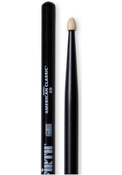 Vic Firth V5bb American Classic 5b Black Baget Siyah Kaplama - Şık Görünüm - Ahşap Uç