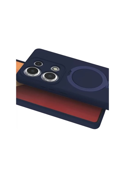 Newface Xiaomi Redmi Note 13 Pro 4g Regal Magsafe Standlı Kapak - Lacivert