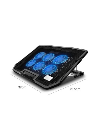 Hpy Pazar Altı Fanlı Laptop Soğutma Standı 14 15.6" 370 255 27 Mm