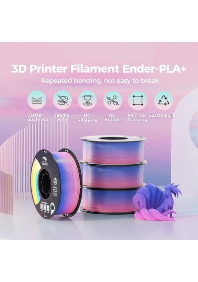 Ender Pla Plus 1.75 Mm 1 Kg Gökkuşağı Filament