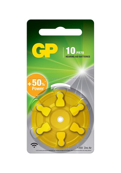 Gp Za10 1.4v Düğme Kulaklık Pili 6'lı Paket