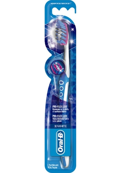 Oral-B 3D White Pro-Flex Luxe Diş Fırçası Medium