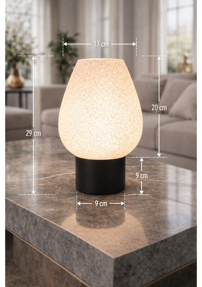 Nelp Model - Led Abajur - Masa Lambası - Usb 5v İle Çalışır - Slim Led Aydınlatması Dahildir - Dekoratif Lamba - Renk Seçenekli Çok Renkli