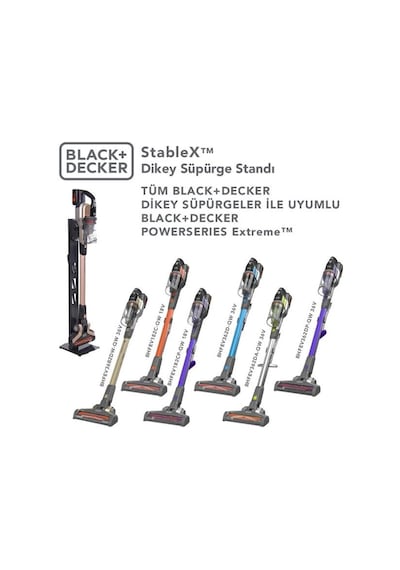 Black+decker Stable X Dikey Süpürge Standı