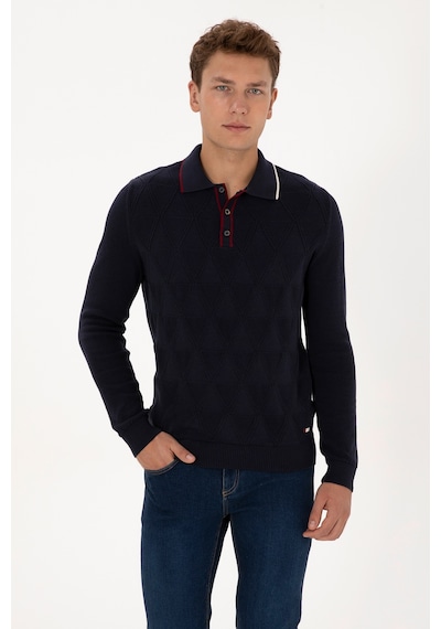 U.s. Polo Assn. Erkek Lacivert Kazak /triko 50308307-vr033 Lacivert