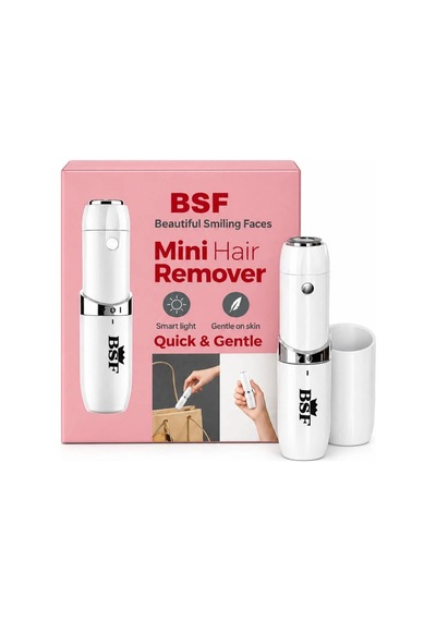 BSF Beautiful Smiling Faces Ls-01 Mini Face Yüz Tüy Alma Tıraş Makinesi Temizleme Fırçası
