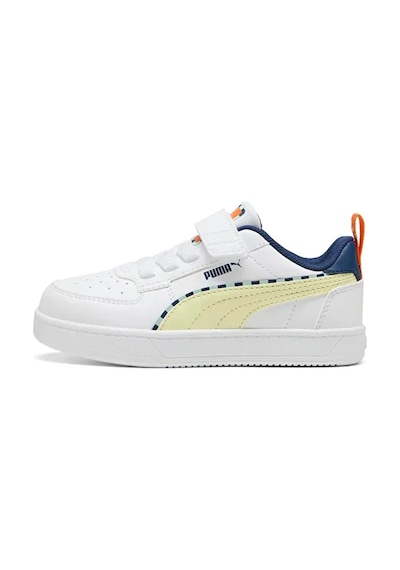 Puma Caven 2.0 Playdate Ac+lnf Çocuk Spor Ayakkabı Beyaz Sarı Beyaz Sari