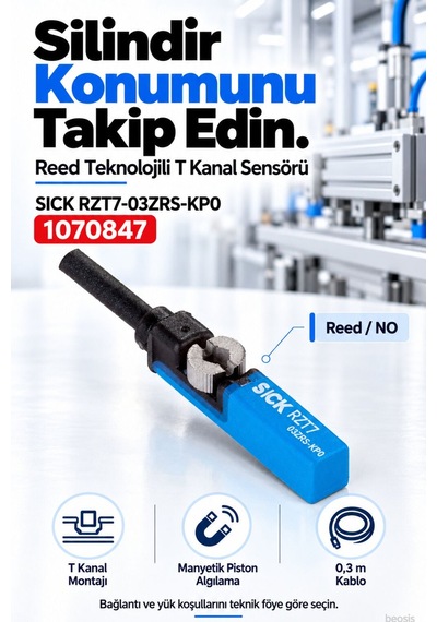 Sıck Rzt7-03zrs-kp0 Reed Silindir Sensörü 1070847